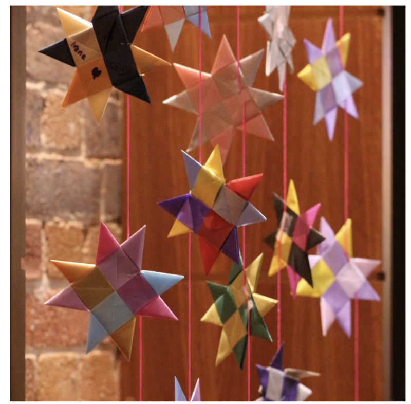 Learn other ways to display your woven stars.