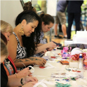 star weaving for joy and community connection