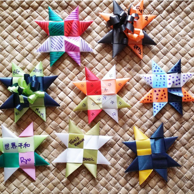 Woven Polish Paper Stars or Scandinavian Woven Straw Stars