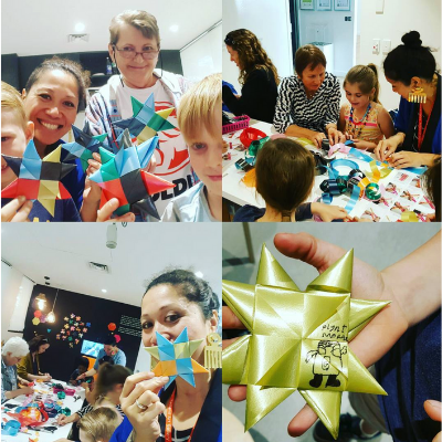 star weaving helps build intergenerational relationships