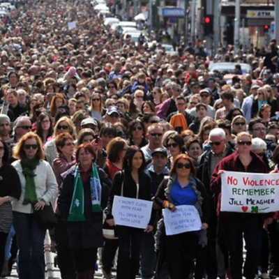 March for Jill Meagher. One Billion Stars.